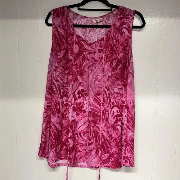 Amana Textured Sleeveless Top  Sz 2X - Picture 1 of 9